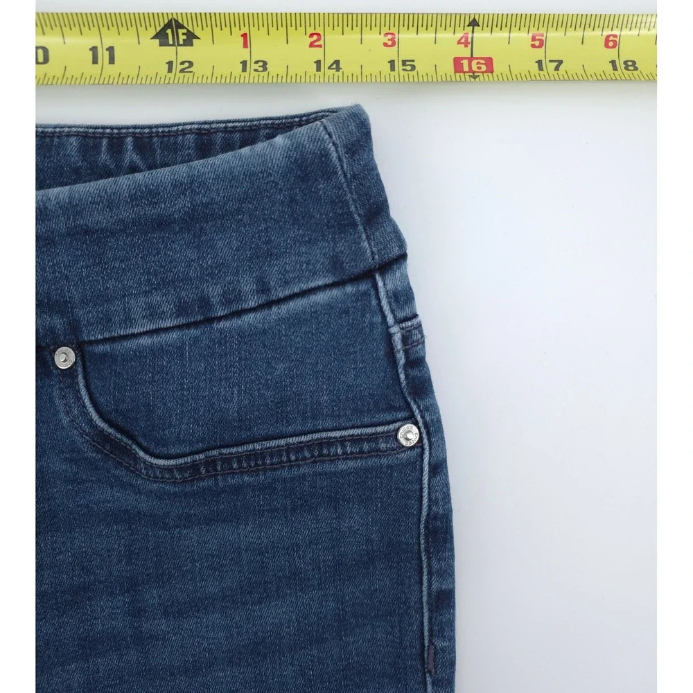 Chico's Women Jegging 0R (US 4R) Indigo Blue‎ Pull On Stretch Denim Skinny Jeans